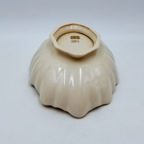 Lenox Symphony Centerpiece Bowl Scalloped Oval Serving 24K Gold Trim USA - Picture 10 of 14